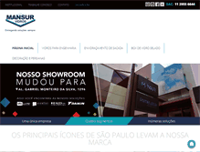 Tablet Screenshot of mansurvidros.com.br